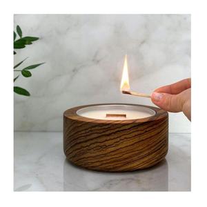 Portavelas decorativo de madera a precio de fábrica - Product Image 6