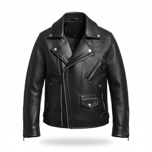 Contract Manufacturing <b>Kids</b> Leather Jackets Premium PU Outerwear Custom Logo Private Label Service for Global Brands - Product Image 1