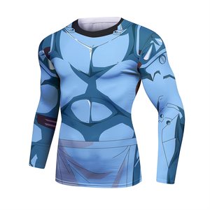 High Quality Rash Guard Fitness <b>Compression</b> Training <b>Shirt</b> <b>Custom</b> Printing Gym Activewear Supplier Wholesale - Product Image 6