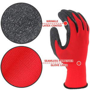 Guantes de Trabajo de Seguridad Recubiertos de Látex Arrugado, Multiusos, para Logística, Jardinería, Manipulación de Materiales y Carga - Product Image 2