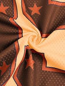 เสื้อยืดแฟชั่นผู้ชายสไตล์ Y2K แขนครึ่งตัว ลายเสื้ออเมริกันฟุตบอล ผ้าตาข่ายระบายอากาศ คอวี ลายเส้นกราฟิกหมายเลข - Product Image 5