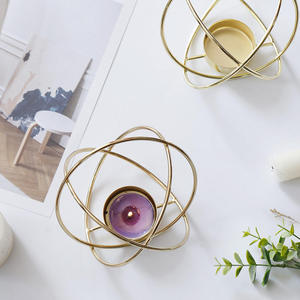 Round Shaped <b>Tea</b> Light Candle Votive Holder for Home Decoration Office Decoration Made From Premium Quality Metal in Bulk - Product Image 4