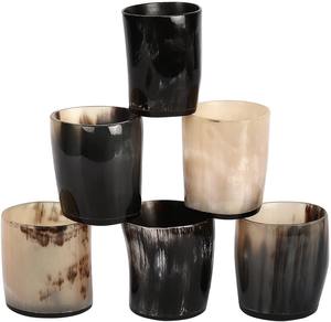 Vaso de Vidrio con Diseño de Cuerno Natural Hecho a Mano, Vaso Decorativo Premium para el Hogar, Hoteles, Restaurantes, Bares y Eventos Especiales - Product Image 6