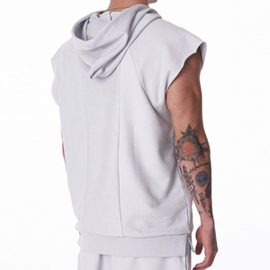 Mejor Fabricante, Precio Ajustable, Sudadera sin Mangas para Hombre, Crea Tu Idea, Estilo Moderno, Sudadera sin Mangas para Gimnasio - Product Image 2