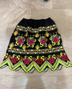 Faldas de Verano para Mujer, Estilo Micronesio Vintage, Bordadas en Algodón, Diseño Único Isleño, Ajustadas, Teñidas en Color Liso - Product Image 2