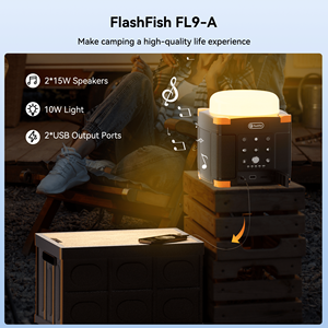 Flashfish FL9-A 3-in-1 Portable for Bluetooth Speaker 56Wh <b>Power</b> <b>Bank</b> <b>Camping</b> Light 360-degree Surround Sound for Bluetooth 5.0 - Product Image 6