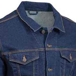 แจ็คเก็ตยีนส์ผู้ชายขายดี ทรงสวยทันสมัย รับทำโลโก้ สีสันหลากหลาย ระบายอากาศได้ดี แขนยาว - Product Image 4