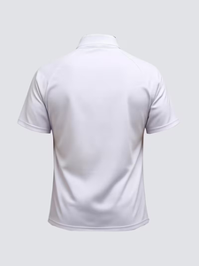 เสื้อยืดแขนสั้นผู้ชาย แห้งเร็ว ระบายอากาศดี สไตล์ลำลอง สีดำขาว คอซิป ¼ ซิป ทรงปกติ ผ้าถัก น้ำหนัก 200 กรัม - Product Image 5