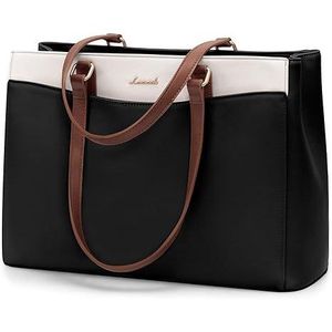 Borsa Tote in Pelle Impermeabile per Laptop da Donna, Borsa per Computer da Lavoro e per Insegnanti - Product Image 1