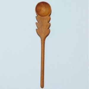 Cuchara de Madera Natural en Forma de Tronco, Estilo Rústico, Hecha a Mano en Vietnam, Utensilio de Cocina para Servir, Venta al por Mayor - Product Image 3