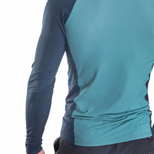 New Stretchable 2026 Customized Latest Design Custom <b>Compression</b> Quick Dry Long Sleeve <b>Men's</b> Rash Guard Polyester/Nylon 220g - Product Image 6