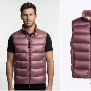 Veste d'hiver imperméable à l'eau pour hommes Gilet à bulles sans manches pour les activités de plein air Gilet grande taille - Product Image 1