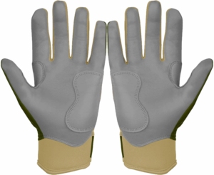 Guantes de Bateo de Béisbol y Sóftbol de Alta Calidad Personalizados con Puño Corto, Diseño Ligero y Transpirable, Cierre de Gancho y Bucle, por Bulkbear - Product Image 2