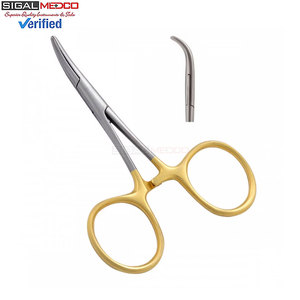 SIGAL MEDCO Forceps chirurgical médical courbé de haute qualité pour prélèvement d'artères, instrument de pêche à la mouche, style classique - Product Image 4