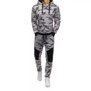 Conjunto Deportivo de Camuflaje para Hombre, Pantalones Jogger y Sudadera con Capucha de Alta Calidad, Estilo Casual y Personalizado - Product Image 2