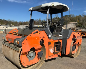 Rouleau vibratoire articulé tandem de 12 tonnes avec double tambour de 1980 mm et système de compactage haute fréquence - Product Image 3