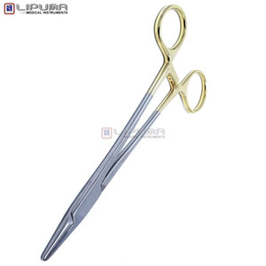 <span class=keywords><strong>BAUMGARTNER</strong></span> 12.5cm (6 pollici/15.24cm) Manipolatore per aghi chirurgici in carburo di tungsteno, Strumento medico manuale con anelli dorati, Sicurezza MOL - Product Image 3
