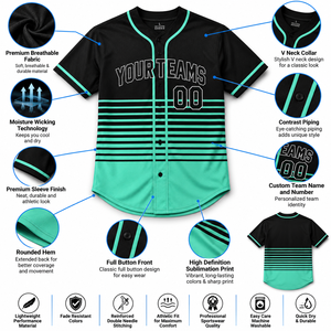 Wholesale Custom Baseball Jersey <b>Button</b> Sportwear Customized Team Name Logo Unisex Custom Stitched Oversize Baseball Jersey - Product Image 6