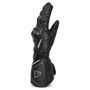 Gants de moto en cuir Pyrotect à doigts entiers, respirants, résistants à l'usure, fermeture à boucle, unisexe - Product Image 4