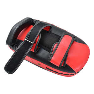 Almohadillas de Entrenamiento Profesionales de Muay Thai, Almohadillas Curvas de Boxeo Tailandés, Almohadillas de Cuero PU para Entrenamiento de MMA y Kickboxing - Product Image 3