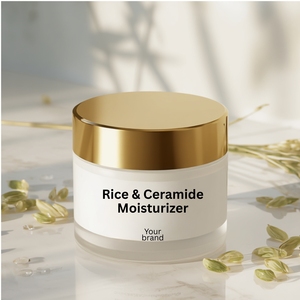 Crema Hidratante Blanqueadora con Ceramidas de Arroz de Marca Privada, Exosomas, Vitamina B12 y CICA para Reparación de la Barrera Cutánea, Servicios OEM y ODM para el Cuidado de la Piel - Product Image 1