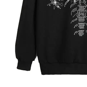 เสื้อฮู้ดผู้ชายแฟชั่นใหม่ ประดับเพชร ดีไซน์กันลม ขายดี คอลเลคชั่นเสื้อฮู้ดประดับเพชร สตรีทแวร์ คุณภาพสูง - Product Image 6
