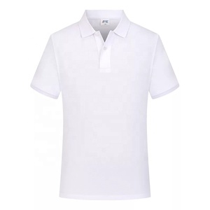 Camisa de Golf para Hombre, 100% Algodón, Antiarrugas, con Logotipo Personalizado, Color Personalizado, Manga Corta, Decoración con Botones, Tinte Liso - Product Image 1