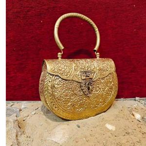 Pochette de Soirée Dorée Scintillante Haut de Gamme – Élégante Compagnon de Cérémonie Nuptiale – Personnalisation de Marque – Production en Gros - Product Image 5