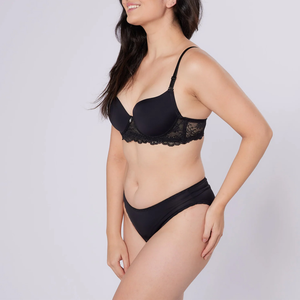 Women's European Comfort Seamless <b>Bikini</b> Briefs Set Mid Rise Soft Stretch Everyday Underwear Multipack with Size Guide - Product Image 1