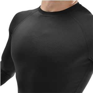 Mens <b>Long</b> <b>Sleeve</b> <b>Compression</b> <b>Shirt</b> Crew Neck Slim Fit Stretch Base Layer Training Top Custom Active Apparel Manufacturer Company - Product Image 6