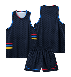 Conjunto de Uniformes de Baloncesto Personalizados para Niños y Jóvenes – Camisetas de Malla de Poliéster de Secado Rápido |   Ropa Deportiva al por Mayor para Equipos - Product Image 6