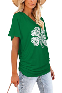 T-shirts en gros pour femmes, col en V, col rond, en jersey, pour usage décontracté, fabrication pakistanaise, service OEM - Product Image 2