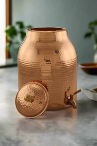 Distributeur et refroidisseur d'eau artisanal de luxe en cuivre pur à 99,5 %, écologique et moderne, pour usage au bureau - Product Image 2