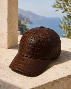 Casquette de baseball authentique à 5 panneaux unisexe, texturée, couleur unie, style vintage et sportif - Product Image 4