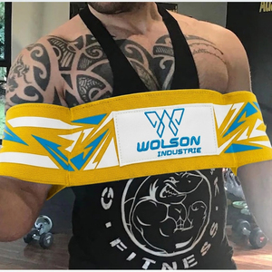 Banda de Resistencia de Neopreno de Alta Resistencia para Entrenamiento, Transpirable, para Desarrollo de Fuerza y Asistencia en Prensas, para Gimnasio y Fitness, Marca Wolson Industry - Product Image 4