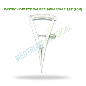 Calibrador Castroviejo de 8 cm, Instrumento Quirúrgico Oftálmico para Medición, Herramienta de Medición para Cirugía Ocular - Product Image 2