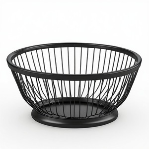 Corbeille à fruits contemporaine en aluminium haut de gamme, conçue pour les cuisines modernes, offrant un rangement fonctionnel et un design sophistiqué - Product Image 5