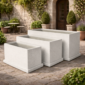 Jardinière décorative moderne en fibre de verre, légère et durable, couleurs personnalisées et service de logo privé - Product Image 1