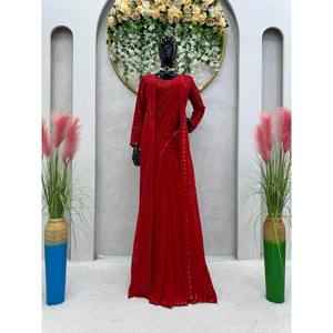 Saree XL Party Wear avec fil et séquence pour un look scintillant - Product Image 4