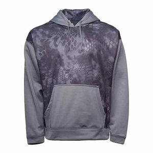 Sweat à capuche pour homme en coton mélangé, logo personnalisé, vente en gros, haute qualité, imprimé par sublimation, respirant, manches longues - Product Image 4