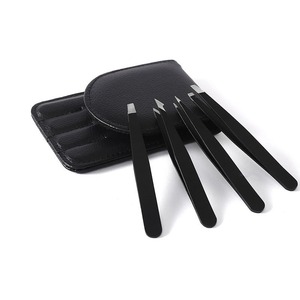 Vente en gros de pinces à épiler de haute qualité AQDAS INDUSTRIES, kit de 4 pinces à épiler en acier inoxydable, pinces à épiler pointues, pinces à épiler écologiques - Product Image 4