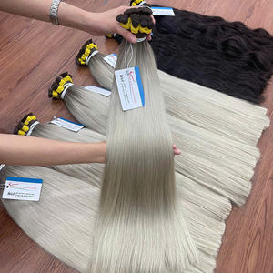 2025 meilleure vente brut vietnamien os droit Ombre couleur extensions de cheveux en vrac non transformés cuticule aligné cheveux crus - Product Image 1