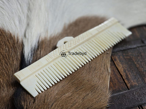 Peine para el Cabello de Hueso Tradebyd, Accesorio de Peluquería Artesanal, Peine de Estilismo Natural de Primera Calidad - Product Image 6