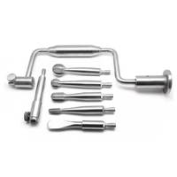 Ensemble d'instruments chirurgicaux orthopédiques Hudson Brace, perceuse à main, outil de perçage osseux en acier inoxydable, kit de chirurgie médicale SURGINEXA
