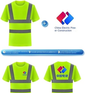 AWARTEN INTERNATIONAL Ropa de Seguridad para Obras de Construcción de Verano, ANSI Clase 1, Secado Rápido, Transpirable, Reflectante, Manga Corta - Product Image 4