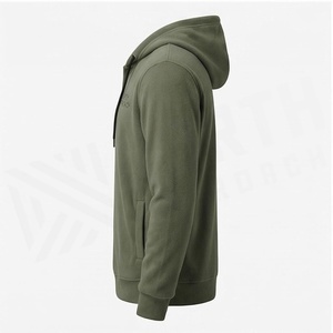 Sudadera con Capucha para Hombre North Approach, Logotipo Bordado, Corte Regular, Color Sólido, Estilo Casual para Otoño - Product Image 3