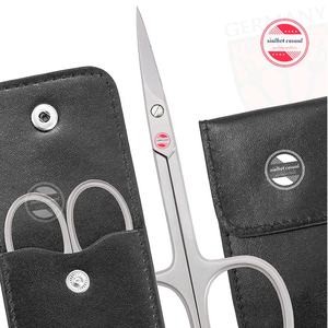 CISEAUX À CUTICULES COURBÉS EN ACIER INOXYDABLE avec étui manucure ciseaux à ongles professionnels - Product Image 2