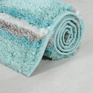 Tapis de bain rose 100% coton de qualité supérieure, doux, fabriqué à la machine, motif uni, lavable, écologique, 50x80, design classique pour la maison - Product Image 3