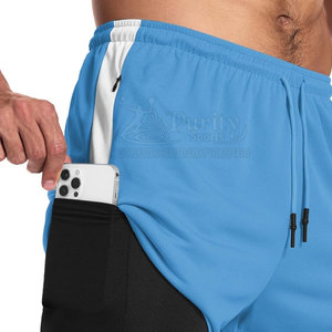 Shorts de sport 2 en 1 pour homme, séchage rapide, polyester, mode premium - Product Image 5