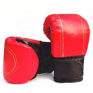 Guantes de boxeo de cuero de vaca genuino de alta calidad Equipo de artes marciales más vendido para perforar - Product Image 2